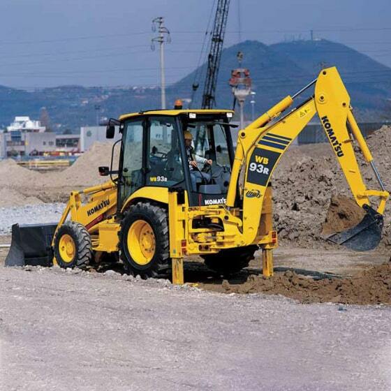 Экскаватор-погрузчик Komatsu WB93R-5